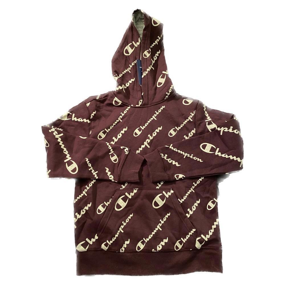 Champion Logo Hoodie Kids Unisex Medium